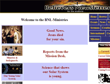 Tablet Screenshot of believersnewsletter.net